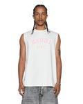 LAYBEL EKCESS CUT OFF TEE TRU WHITE
