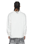 MENS LAYBEL EKCESS LS TEE TRU WHITE TEES