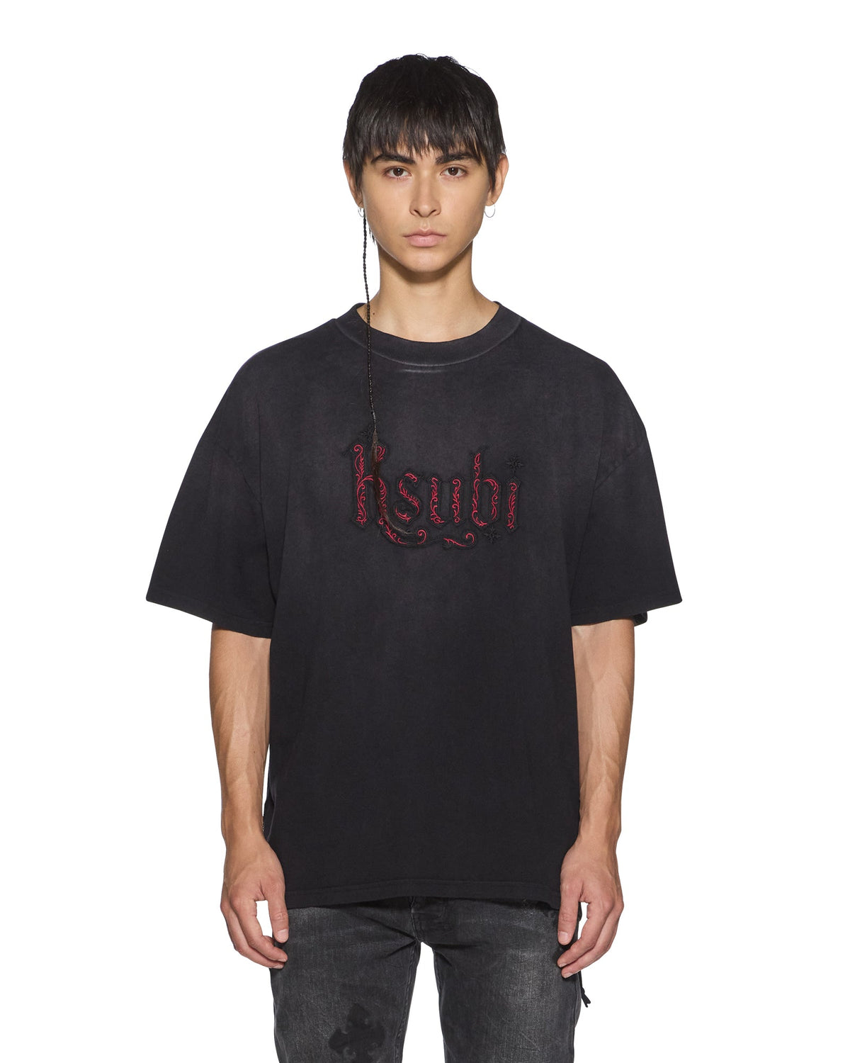 MENS PAISE EKCESS SS TEE BLACK FADE TEES