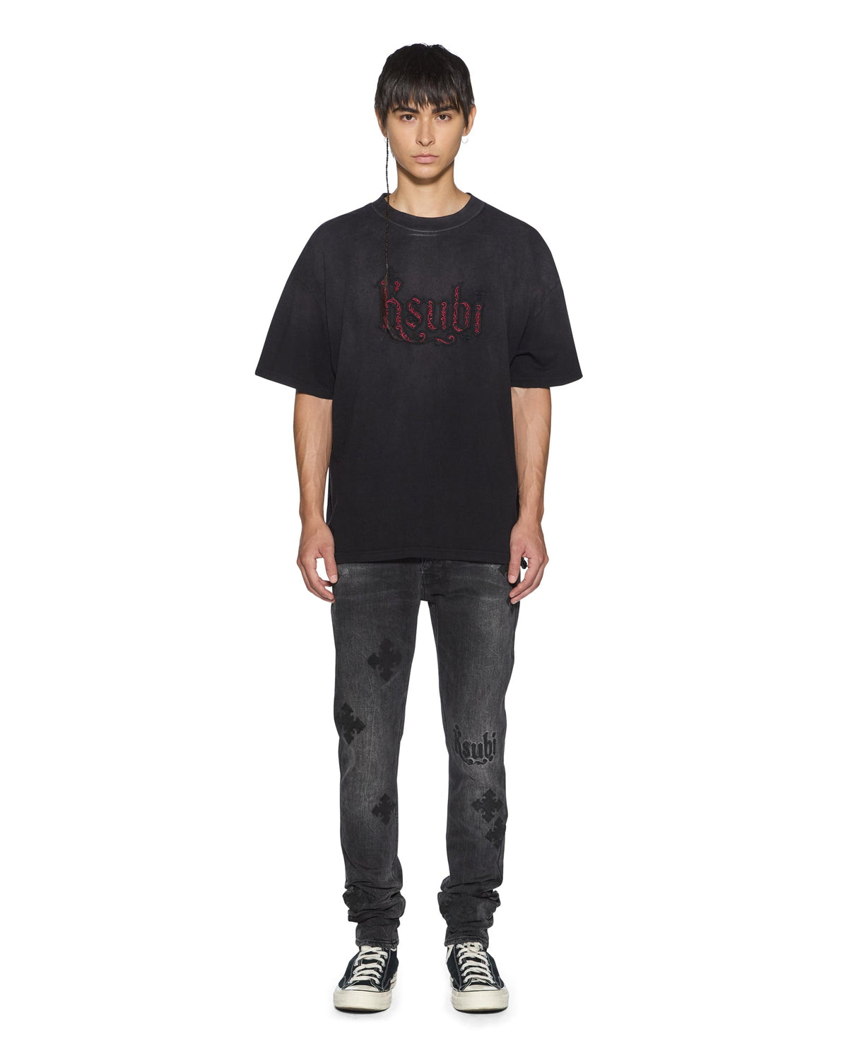MENS PAISE EKCESS SS TEE BLACK FADE TEES