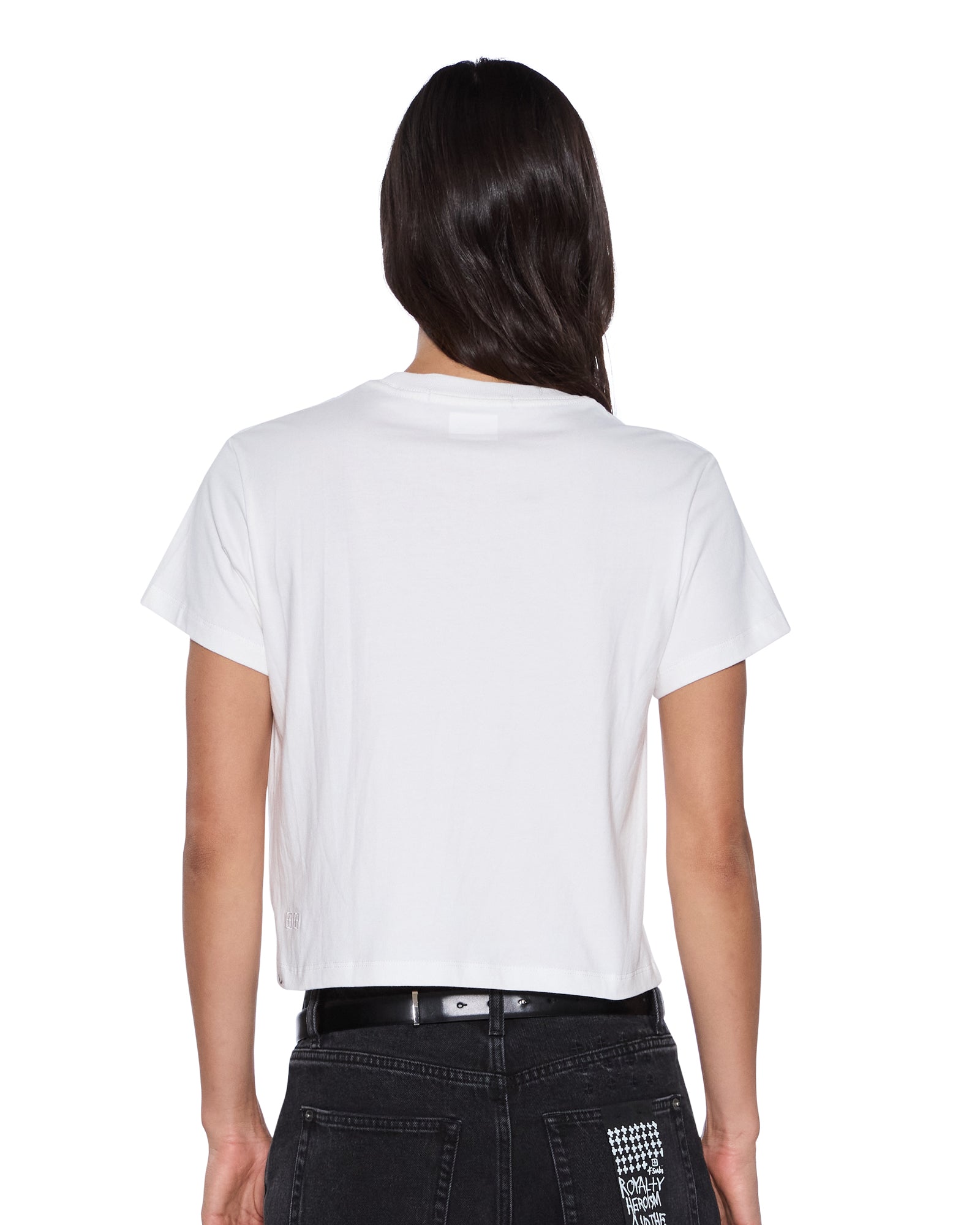 WOMENS  SHRUNKEN SS TEE VINTAGE WHITE SLIM TEES