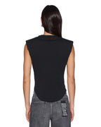 Womens Sott Capital Ss Tee Black Regular Tees - Black