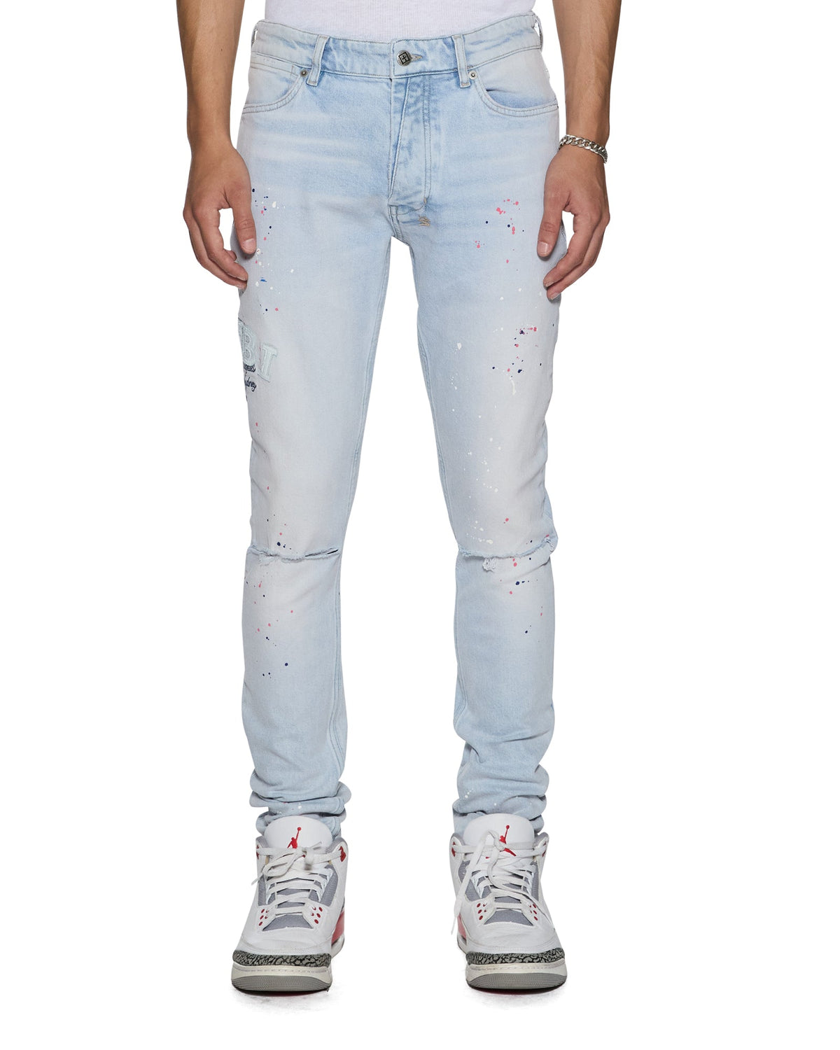Mens Van Winkle Kstellar Genesis Skinny Denim Jeans - Denim