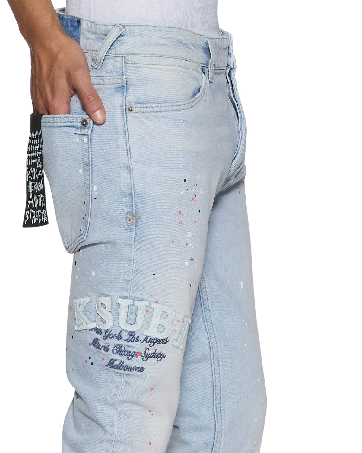 Mens Van Winkle Kstellar Genesis Skinny Denim Jeans - Denim
