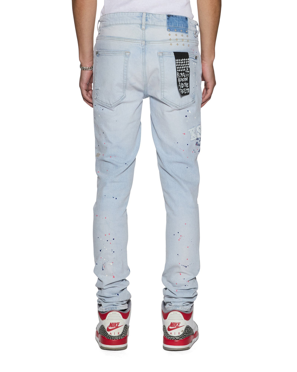 Mens Van Winkle Kstellar Genesis Skinny Denim Jeans - Denim