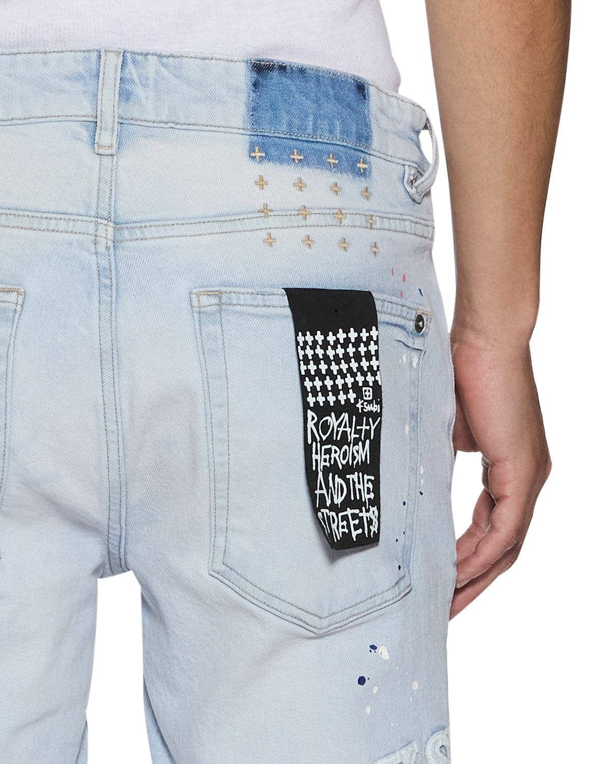 Mens Van Winkle Kstellar Genesis Skinny Denim Jeans - Denim