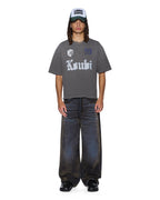 MENS UTOPIA HALEN RAGLAN SS TEE CHARCOAL TEES