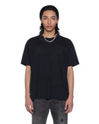 MENS SID LINEN SS TEE JET BLACK TEES