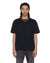 MENS  SID LINEN SS TEE JET BLACK SLIM TEES