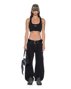 WOMENS 1999 ORIGIN CROPPED TANK BLACK TEES