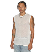 MENS NETWORTH TANK WHITE TEES