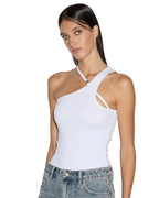 WOMENS SCORE TANK WHITE TEES