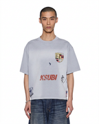 Mens Speedrat Halen Ss Tee Krete Baggy Tees - Grey