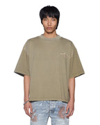 Mens Royalty Halen Ss Tee Militant Baggy Tees - Khaki