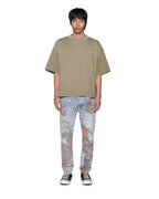 Mens Royalty Halen Ss Tee Militant Baggy Tees - Khaki