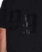 MENS STARDOM EKCESS SS TEE JET BLACK CRYSTAL TEES