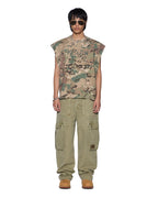 MENS STATE EKCESS CUT OFF WOODLAND TEES