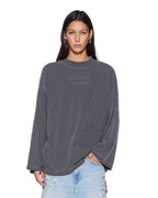 WOMENS SOTT ALTAR BOYFRIEND LS TEE CHARCOAL TEES