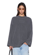 WOMENS SOTT ALTAR BOYFRIEND LS TEE CHARCOAL TEES