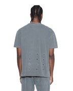 MENS 4X4 PAISE BIGGIE SS TEE CHARCOAL TEES