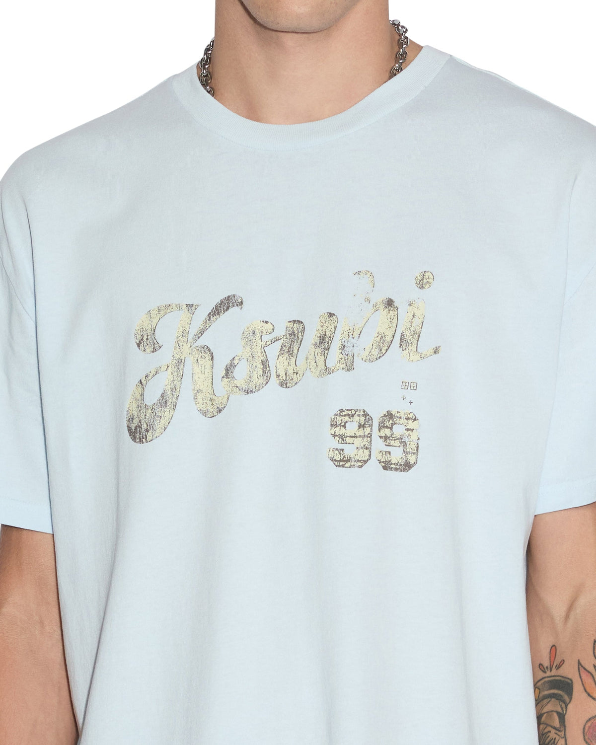 Mens Clubhouse Biggie Ss Tee Shallows Oversized Tees - Blue