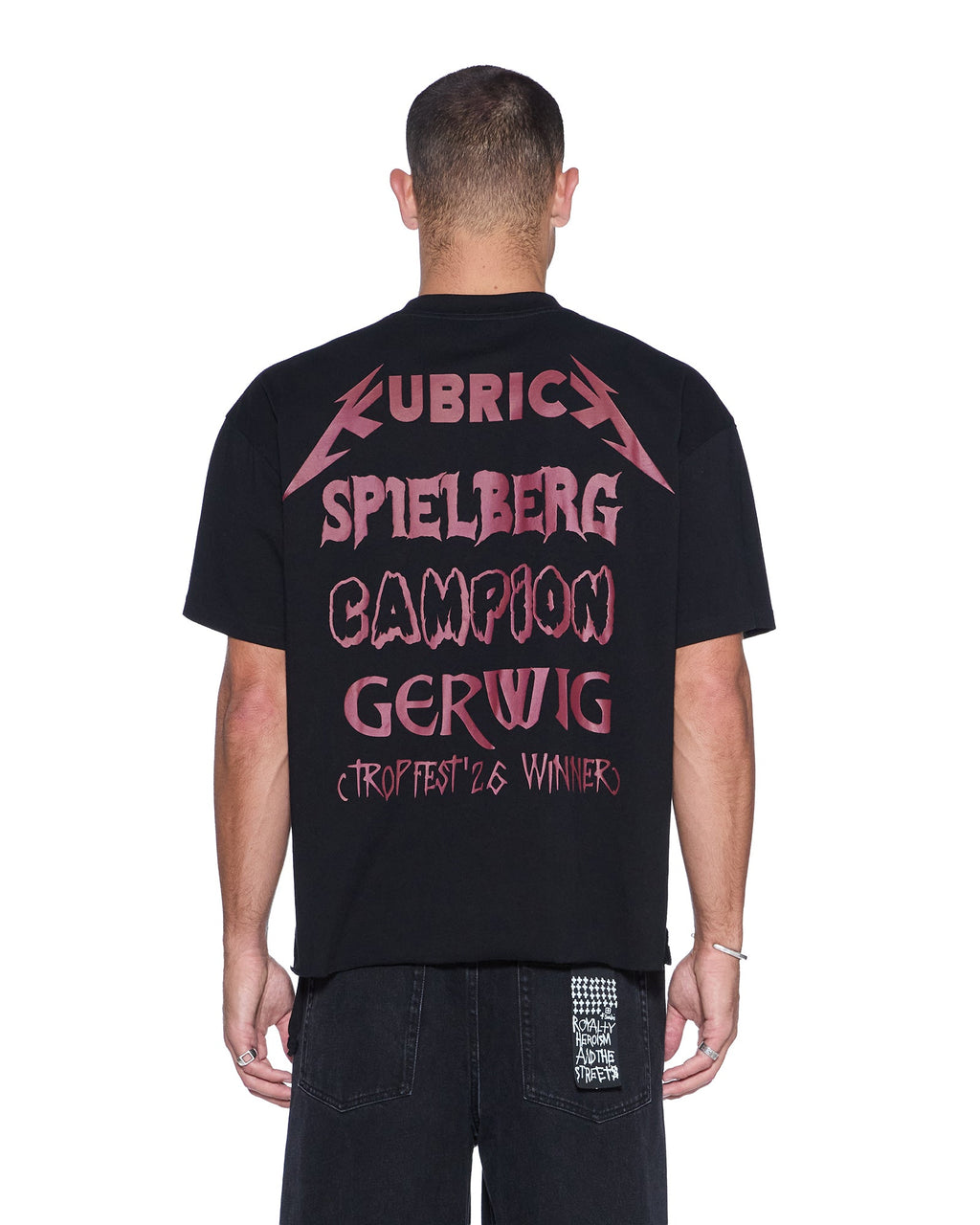Mens Director Ekcess Ss Tee Jet Black Tees - Black