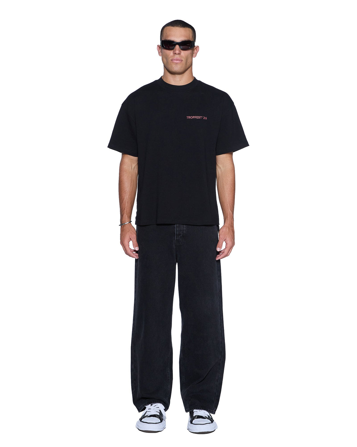 Mens Director Ekcess Ss Tee Jet Black Tees - Black