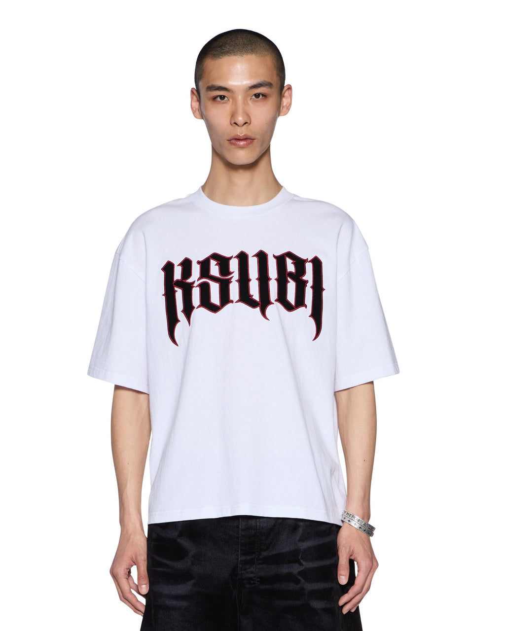 Mens Drak Halen Ss Tee Tru White Baggy Tees - White