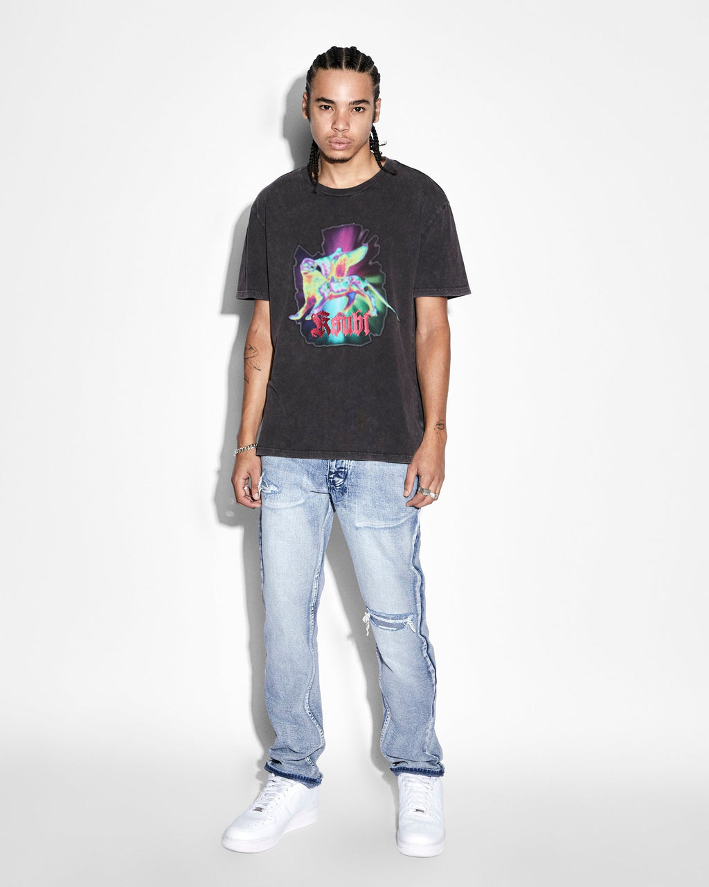 Mens Hazlow Rekovery Straight Denim Jeans - Denim