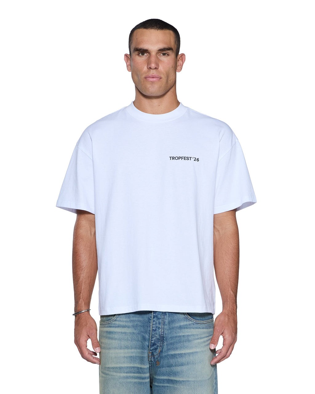 Mens Director Ekcess Ss Tee Tru White Tees - White