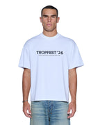Mens Tropfest Ekcess Ss Tee True White Tees - White