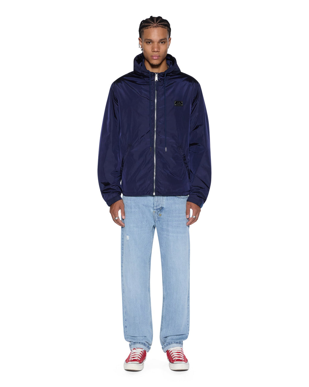 MENS TEK NYLON JACKET NAVY JACKETS