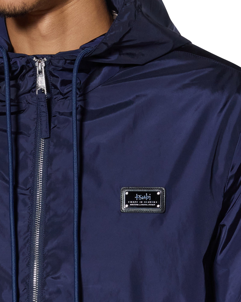 MENS TEK NYLON JACKET NAVY JACKETS