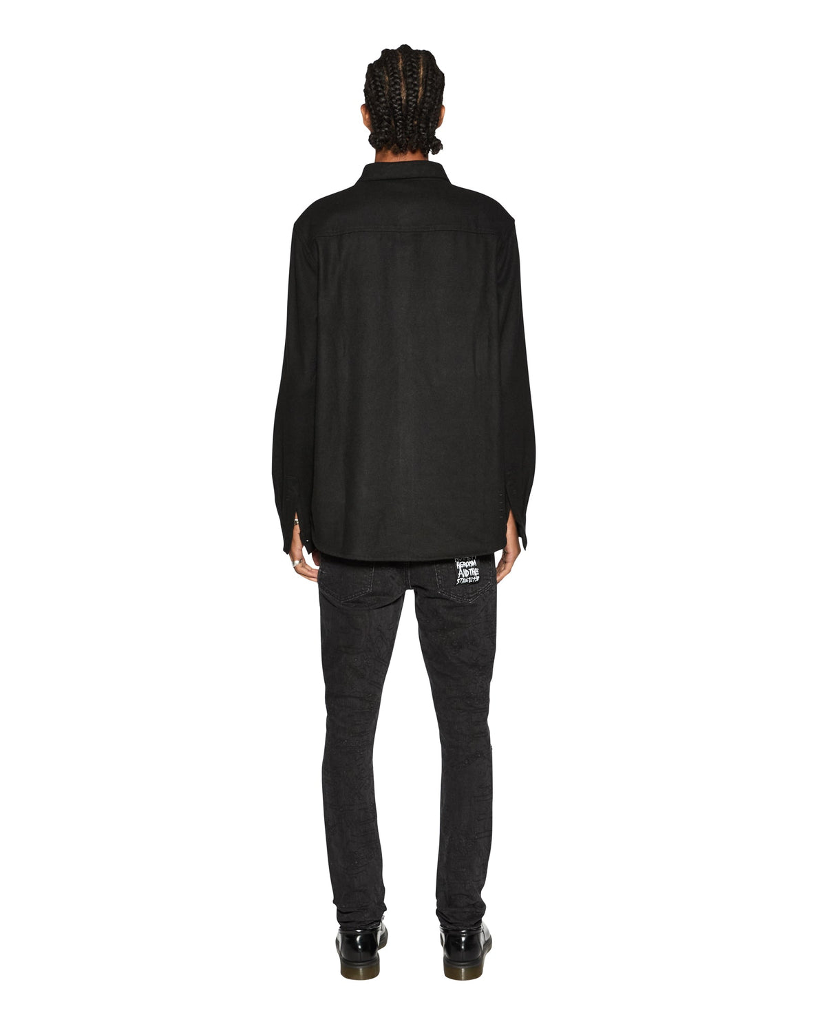Mens 1999 Snakebite Ls Shirt Black Regular Shirts - Black