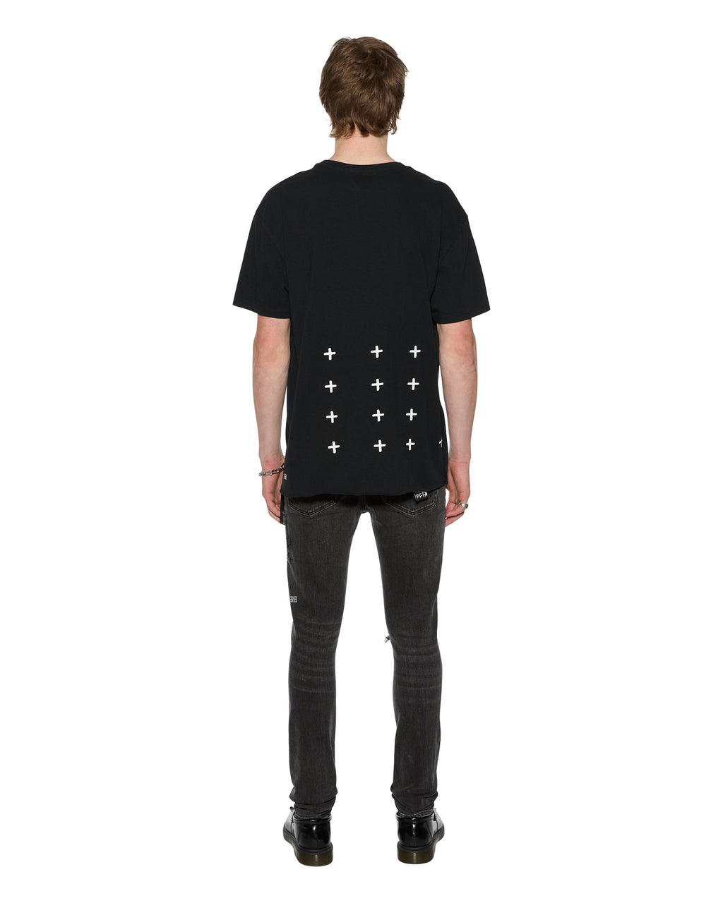 MENS 4 X 4 BIGGIE SS TEE JET BLACK TEES