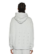 MENS 4 X 4 BIGGIE HOODIE GREY MARLE FLEECE