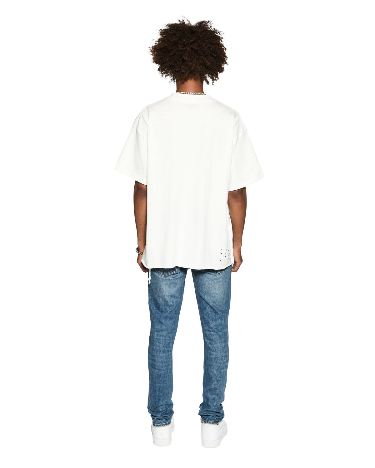 Mens Dead Ekcess Ss Tee Vintage White Oversized Tees - White