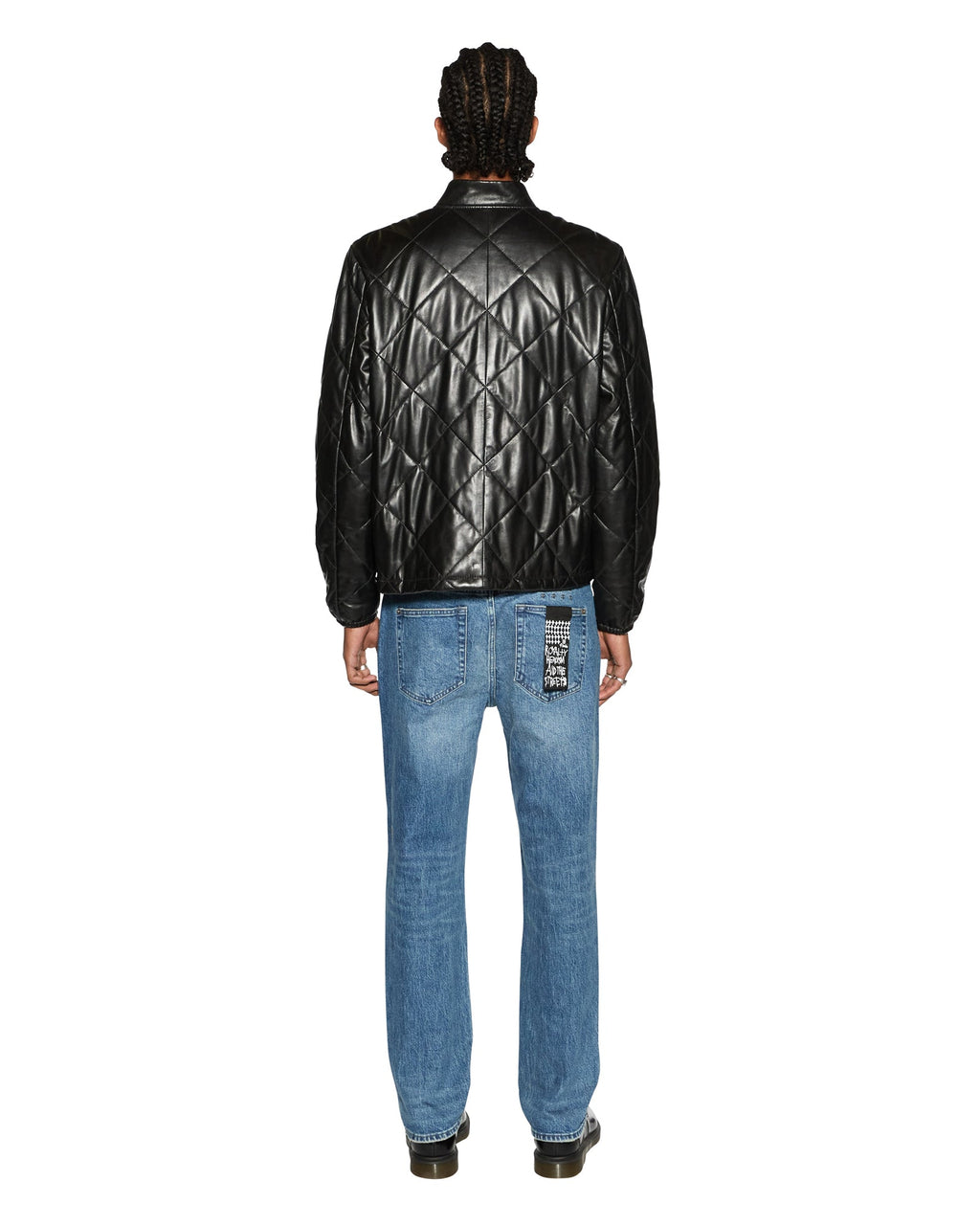 MENS ECLIPSE QUILTED BOMBER BLACK JACKETS