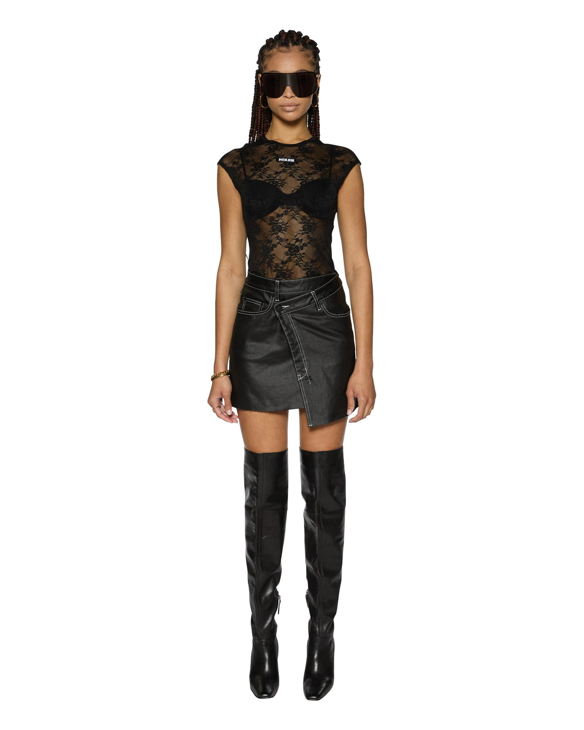 WOMENS RAP SKIRT SLICKER SKIRTS