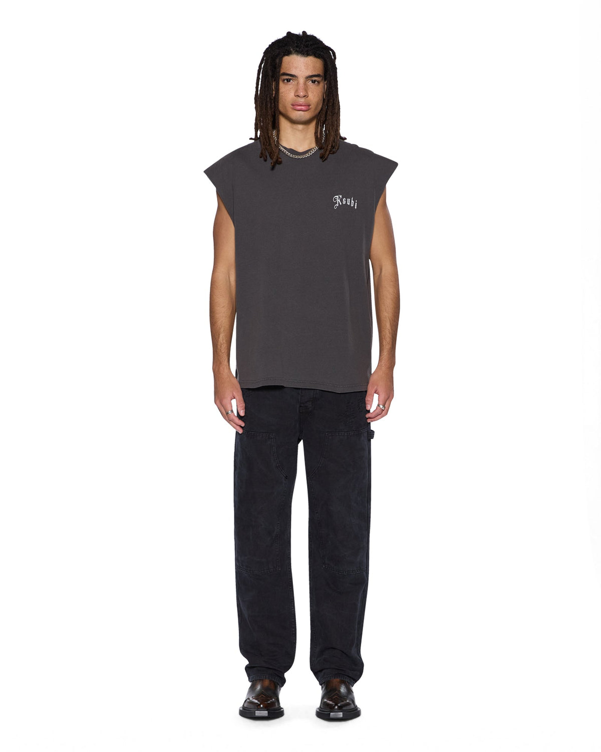 TRUCKSTOP EKCESS CUTOFF FADED BLACK