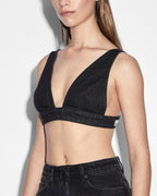 Womens Ksubi X P.e Nation Bra Noir Fitted Fashion Tops - Black