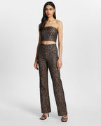 WOMENS THREE AM TOP LEOPARD FASHION TOPS