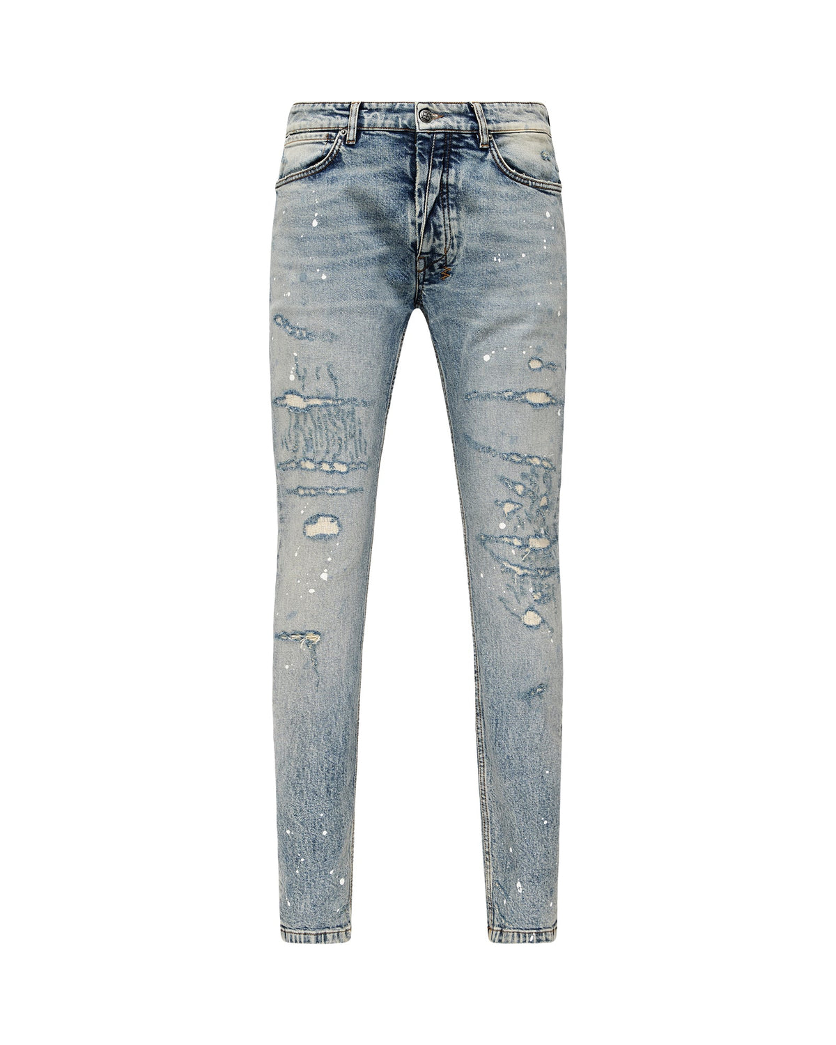 MENS VAN WINKLE PAINT SUMMER BLUE DENIM JEANS