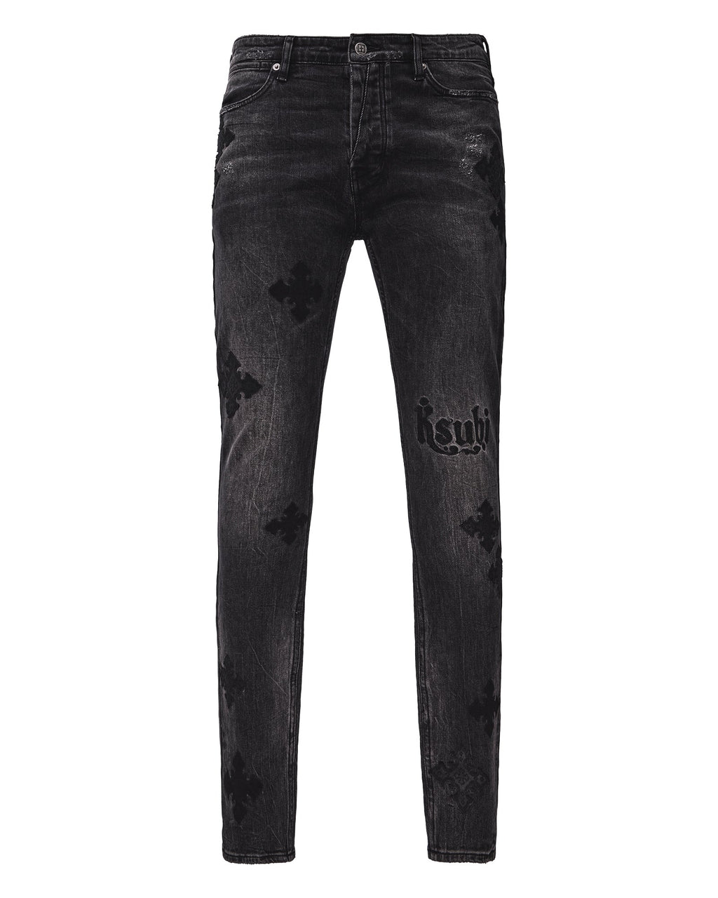 MENS VAN WINKLE BLAKK METAL PAISE DENIM JEANS