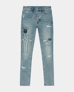 Mens Van Winkle Throw Bak Trash Skinny Denim Jeans - Denim