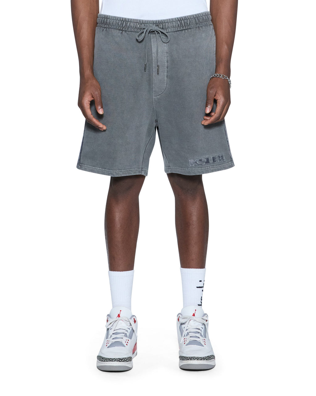 MENS 4X4 LUXE SYNTHESIS TRAK SHORT CHARCOAL WALKSHORTS