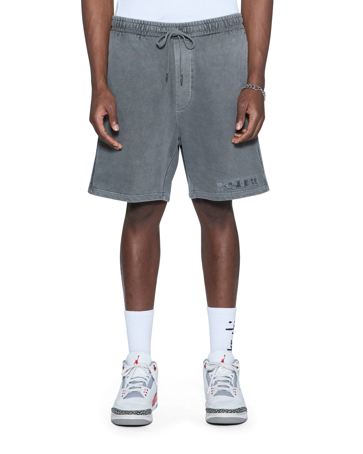 MENS 4X4 LUXE SYNTHESIS TRAK SHORT CHARCOAL WALKSHORTS