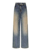 Womens Ksuper Dune Baggy Denim Jeans - Denim