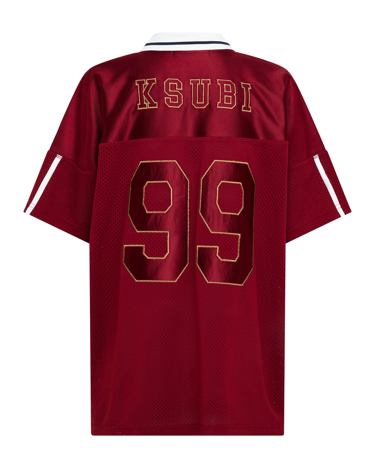 WOMENS LDN BOYFRIEND SS JERSEY GARNET FASHION TOPS