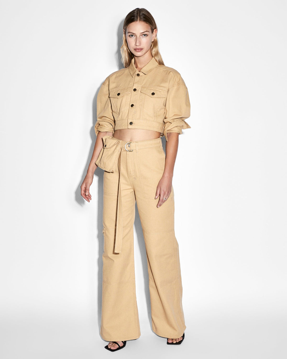WOMENS KOMMAND CARGO CARAMEL PANTS